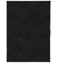 Shaggy-Teppich PAMPLONA Hochflor Modern Schwarz 240x340 cm