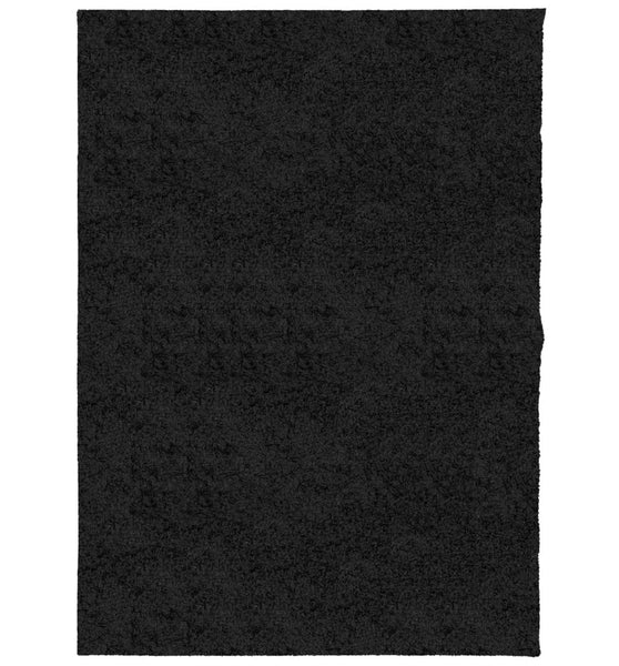 Shaggy-Teppich PAMPLONA Hochflor Modern Schwarz 240x340 cm