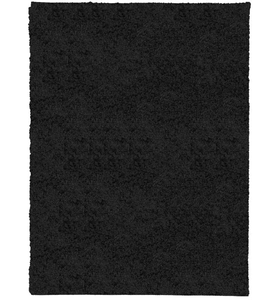 Shaggy-Teppich PAMPLONA Hochflor Modern Schwarz 300x400 cm