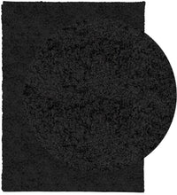 Shaggy-Teppich PAMPLONA Hochflor Modern Schwarz 300x400 cm