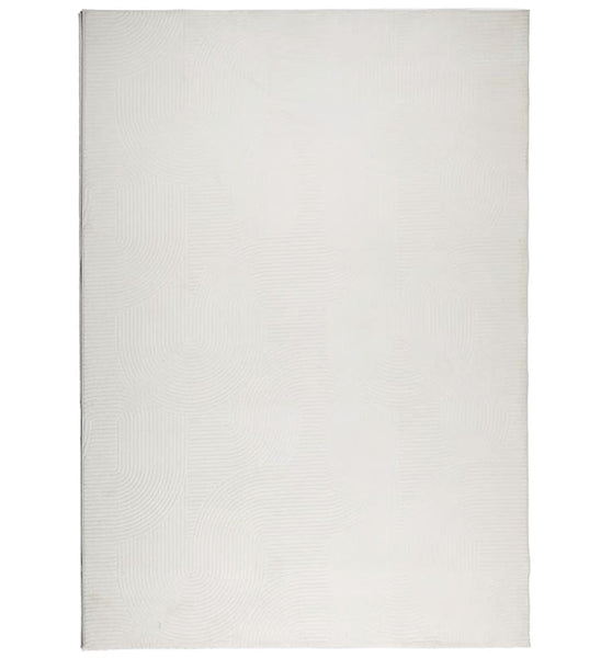 Teppich IZA Kurzflor Skandinavischer Look Creme 160x230 cm