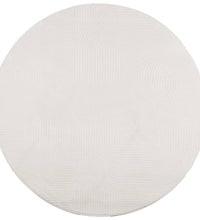 Teppich IZA Kurzflor Skandinavischer Look Creme Ø 80 cm