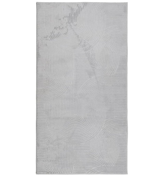 Teppich IZA Kurzflor Skandinavischer Look Grau 80x150 cm