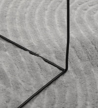 Teppich IZA Kurzflor Skandinavischer Look Grau 240x340 cm