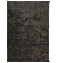 Teppich ISTAN Hochflor Glänzend Anthrazit 160x230 cm