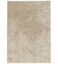 Teppich ISTAN Hochflor Glänzend Beige 120x170 cm