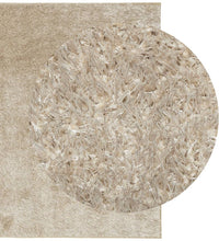 Teppich ISTAN Hochflor Glänzend Beige 200x280 cm