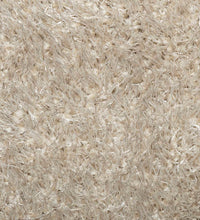 Teppich ISTAN Hochflor Glänzend Beige Ø 80 cm