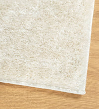 Teppich ISTAN Hochflor Glänzend Creme 100x200 cm