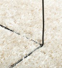 Teppich ISTAN Hochflor Glänzend Creme 120x170 cm
