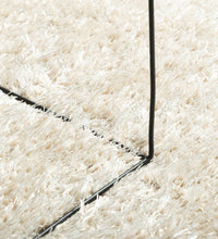 Teppich ISTAN Hochflor Glänzend Creme 240x340 cm