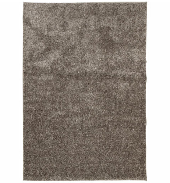 Teppich ISTAN Hochflor Glänzend Grau 120x170 cm
