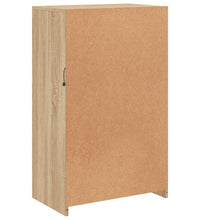 Beistellschrank mit LED-Leuchten Sonoma-Eiche Holzwerkstoff