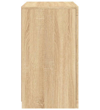 Beistellschrank mit LED-Leuchten Sonoma Eiche Holzwerkstoff