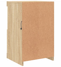 Beistellschrank mit LED-Leuchten Sonoma Eiche Holzwerkstoff