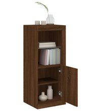 Sideboard mit LED-Leuchten Braun Eichen-Optik 41x37x100 cm