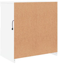 Sideboard mit LED-Leuchten Weiß 60x37x67 cm