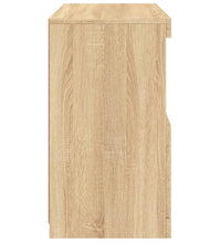 Sideboard mit LED-Leuchten Sonoma-Eiche 60x37x67 cm