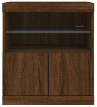 Sideboard mit LED-Leuchten Braun Eichen-Optik 60x37x67 cm