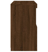 Sideboard mit LED-Leuchten Braun Eichen-Optik 60x37x67 cm