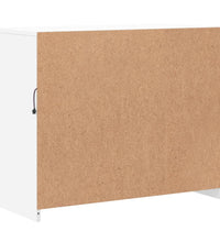 Sideboard mit LED-Leuchten Weiß 81x37x67 cm