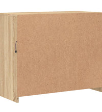 Sideboard mit LED-Leuchten Sonoma-Eiche 81x37x67 cm