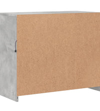 Sideboard mit LED-Leuchten Betongrau 81x37x67 cm