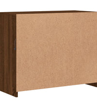 Sideboard mit LED-Leuchten Braun Eichen-Optik 81x37x67 cm