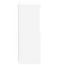 Sideboard mit LED-Leuchten Weiß 60,5x37x100 cm