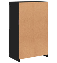 Sideboard mit LED-Leuchten Schwarz 60,5x37x100 cm