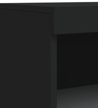 Sideboard mit LED-Leuchten Schwarz 60,5x37x100 cm