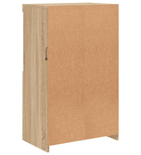 Sideboard mit LED-Leuchten Sonoma-Eiche 60,5x37x100 cm