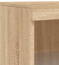Sideboard mit LED-Leuchten Sonoma-Eiche 60,5x37x100 cm