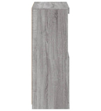Sideboard mit LED-Leuchten Grau Sonoma 60,5x37x100 cm