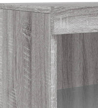 Sideboard mit LED-Leuchten Grau Sonoma 60,5x37x100 cm