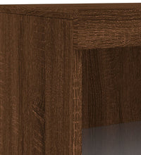 Sideboard mit LED-Leuchten Braun Eichen-Optik 60,5x37x100 cm