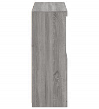 Sideboard mit LED-Leuchten Grau Sonoma 81x37x100 cm