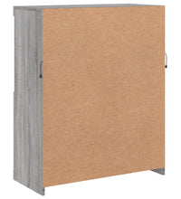 Sideboard mit LED-Leuchten Grau Sonoma 81x37x100 cm