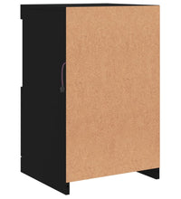 Sideboard mit LED-Leuchten Schwarz 41x37x67 cm