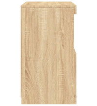 Sideboard mit LED-Leuchten Sonoma-Eiche 41x37x67 cm