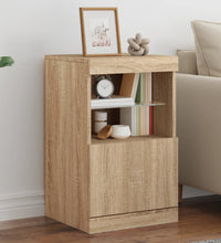 Sideboard mit LED-Leuchten Sonoma-Eiche 41x37x67 cm