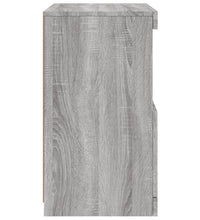 Sideboard mit LED-Leuchten Grau Sonoma 41x37x67 cm