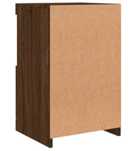 Sideboard mit LED-Leuchten Braun Eichen-Optik 41x37x67 cm