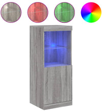 Sideboard mit LED-Leuchten Grau Sonoma 41x37x100 cm