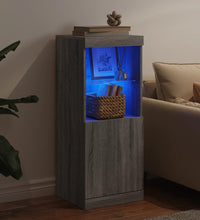 Sideboard mit LED-Leuchten Grau Sonoma 41x37x100 cm