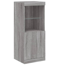 Sideboard mit LED-Leuchten Grau Sonoma 41x37x100 cm