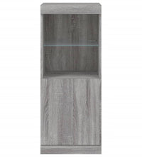 Sideboard mit LED-Leuchten Grau Sonoma 41x37x100 cm