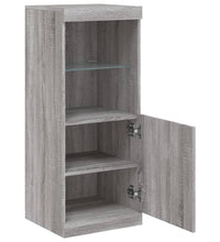 Sideboard mit LED-Leuchten Grau Sonoma 41x37x100 cm