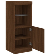 Sideboard mit LED-Leuchten Braun Eichen-Optik 41x37x100 cm