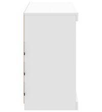 Sideboard mit LED-Leuchten Weiß 81x37x67 cm